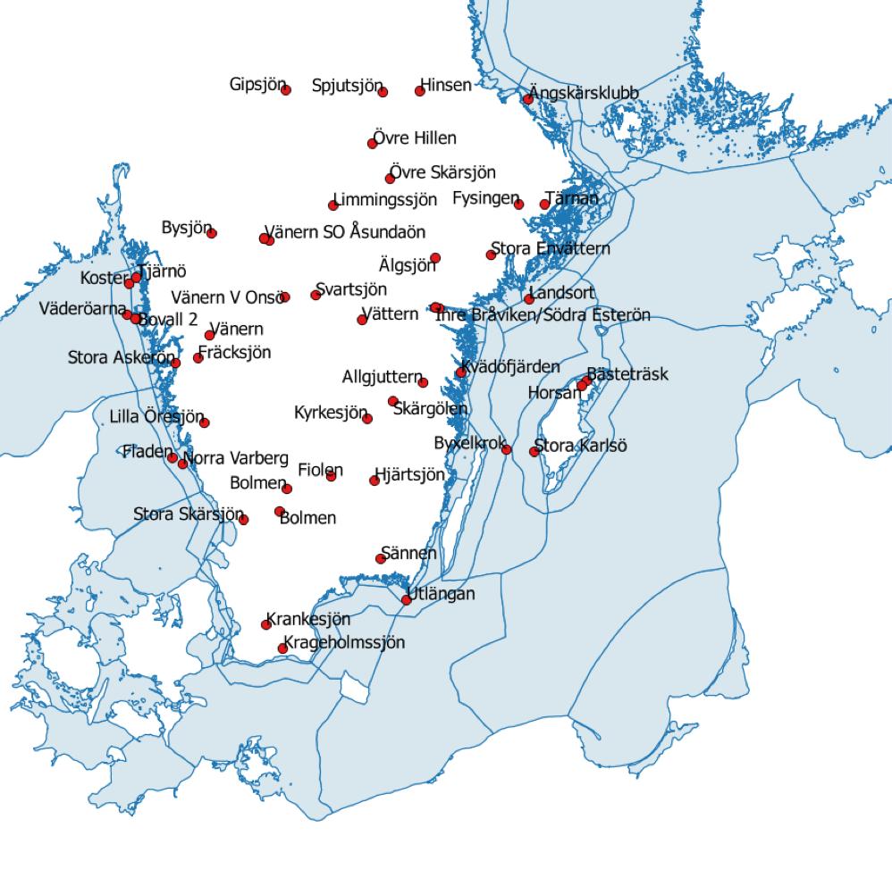 Inledande kontroller - Var har mätningar gjorts?