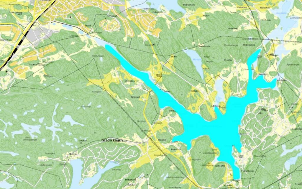 2.4 Recipient och miljökvalitetsnormer Recipient för dagvatten från utredningsområdet är sjön Orlången (SE656833-162888).