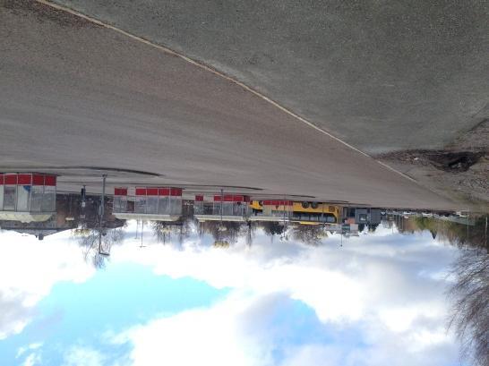 Dagvattnet från busstationsområdet avleds till rännstensbrunnar som är kopplade till dagvattenledningen i Centrumleden.