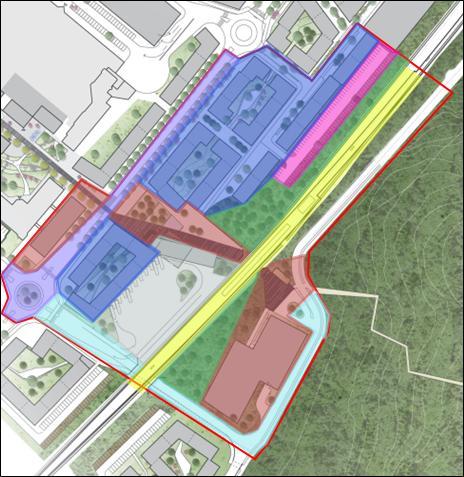 40 (46) N Teckenförklaring Detaljplanegräns Järnvägsområde Parkeringsyta Väg Lokalgata Naturområde Stationsområde Stationsområde Figur 25.