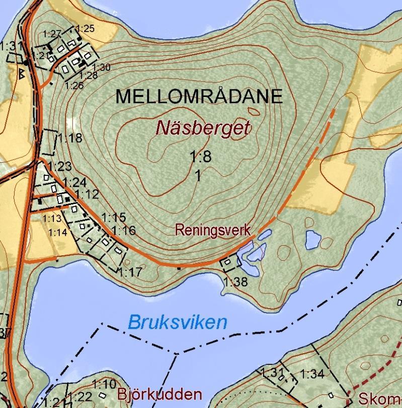 1 Inledning 1.1 Allmänt Rådanefors ligger ca 15 km sydost om Färgelanda i Dalsland. Genom samhället går väg 173.