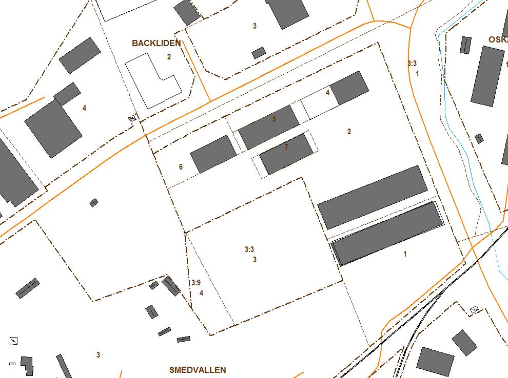 6 (21) Markägoförhållanden Smedvallen 2 ägs av Såg och Betong Fastighets AB Smedvallen 3 ägs av Skanska Asfalt och Betong Smedvallen 4 ägs av UMC Qvarfordt Förvaltning AB Smedvallen 5 ägs av HB