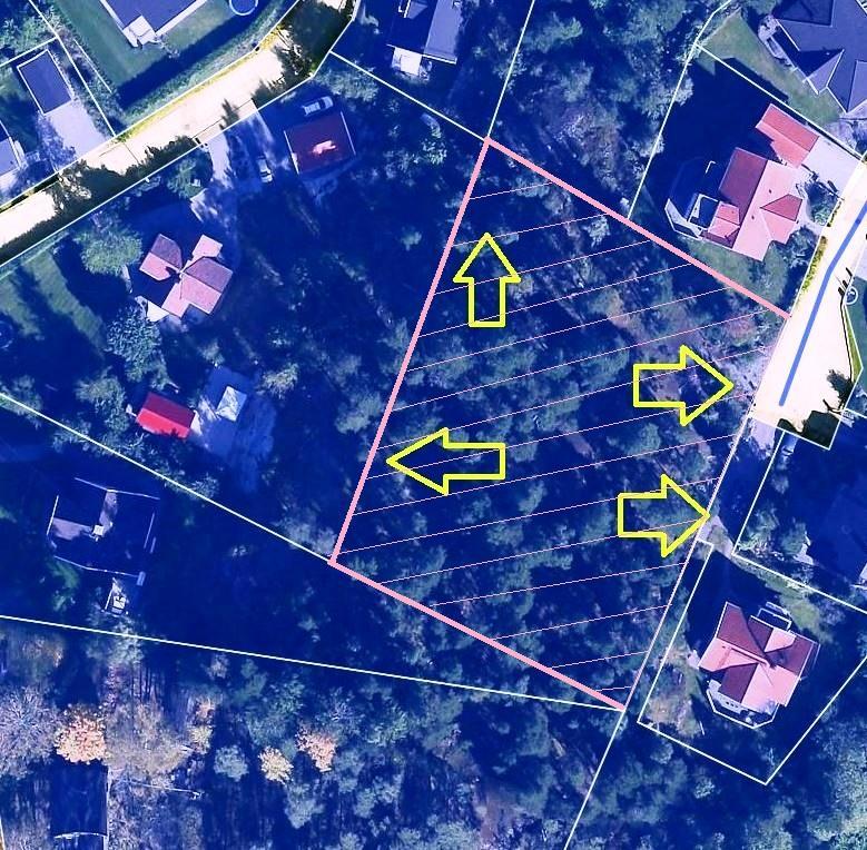 3.7 Befintligt avrinningsområde Vi har delat upp området i två stycken delavrinningsområden utifrån områdets topografi. Ett högre beläget område med avrinning österut mot gatan.