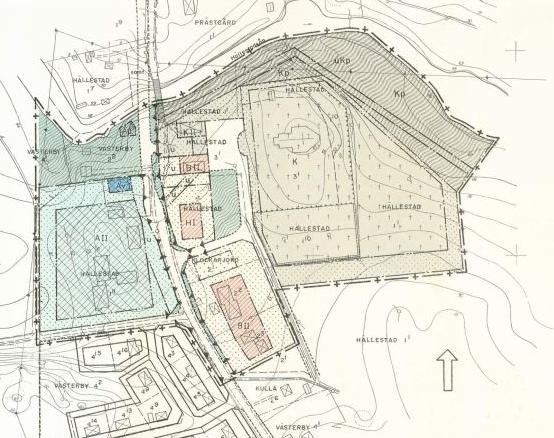Figur 2 B47 Gällande detaljplan för området.