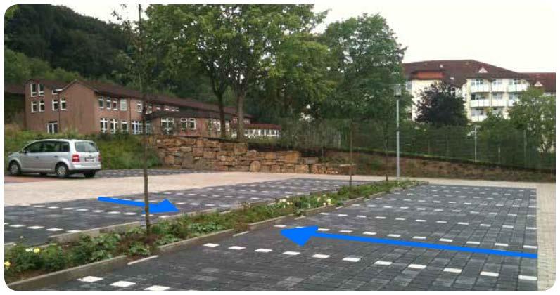 Figur 5 Exempel på genomsläppliga beläggningar (dagvattenhantering en exempelsamling Uppsala Vatten).
