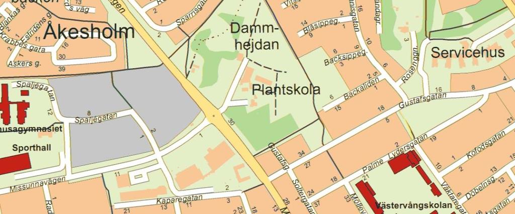 I framtiden planerar Ystadbostäder att bebygga området med flerfamiljshus, mellan husen planeras grönytor. p:\64mas2\6713\61671356970\4_proj\g\text\tb 130226\mu_bellevue 2_11.