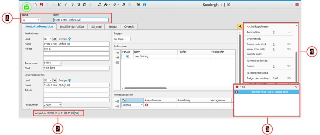 Enpostrutiner Enpostrutiner används för att registrera och uppdatera en datapost åt gången.