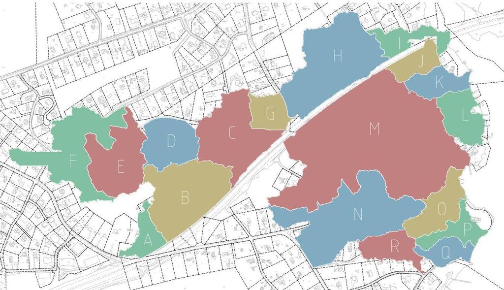 -0-, Rev -0- Projektnummer Rinntiden för området har uppskattats till ca minuter då det överlag är ganska långa rinnsträckor över naturmark/kvartersmark, men ibland med stark lutning, innan vatten