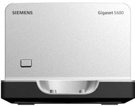 Basstation Gigaset S685 LED Under återgivning av meddelanden: 3 Knapp för återgivning/stopp: Spela upp nya meddelanden från telefonsvararen respektive avbryta uppspelning (tryck kort).