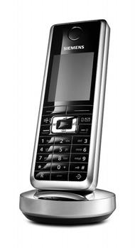 Tillbehör Gigaset-handenhet SL56 u Belyst färgdisplay (65 000 färger) u Belyst knappsats u Handsfree u Polyfona ringsignaler u Telefonbok för 250