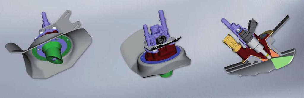 Komponenter i Denoxtronic-systemet 13 Denoxtronic 2.1 doseringsmodul 3 4 5 7 1 6 1 2 8 Komponenter Doseringsventilen har två anslutningar: en 1. Doseringsventil 4. Inlopp 7.