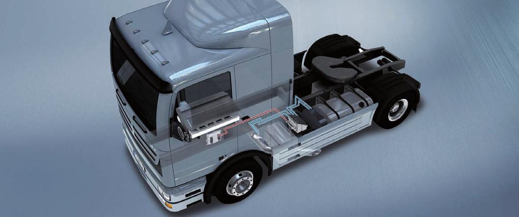 Denoxtronic-system för lastbilar 5 Denoxtronic-system för lastbilar I Denoxtronic-system 1.1 suger matningsmodulen AdBlue från tanken och för det vidare till doseringsmodulen.