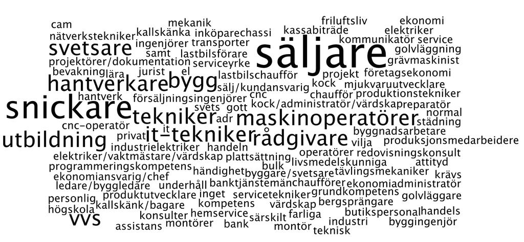 Vad säger företagarna i Årjäng? Vilka yrken har företaget behov av kommande åren?