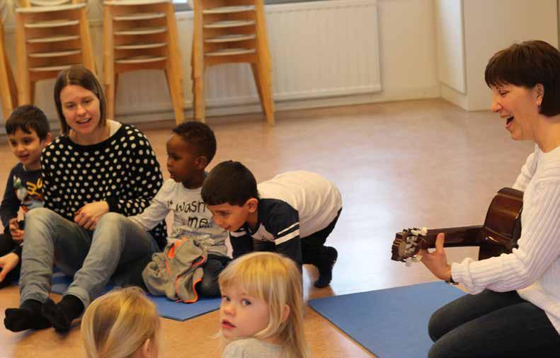 För barn i förskoleåldern, 0-6 år På Kulturskolan erbjuder vi babysång och barnsång för de allra minsta. För det något äldre barnen finns körlek och bildverkstan.