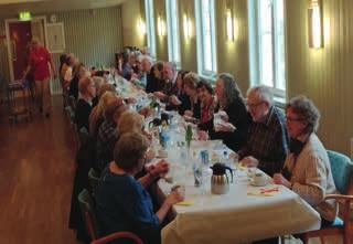På Hjärtebåten till Åland som Riksförbundet ordnade i maj 2015 träffade jag Inger Ros och hon fick frågan om hon ville närvara vid vårt jubileum den 14 april 2017.