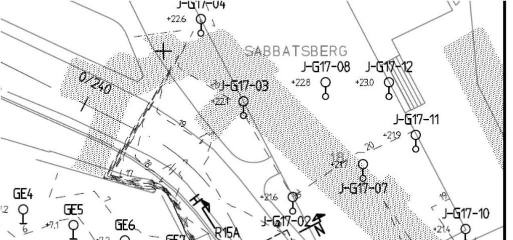 Figur 3 Höjdkurvor som
