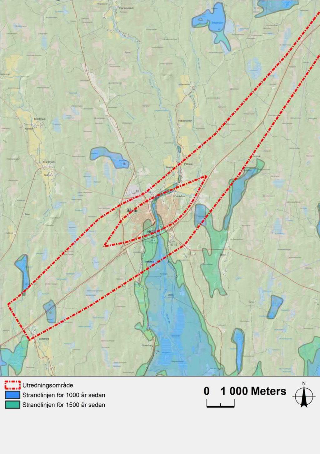 sedan har nytt land tillkommit genom landhöjningen. Då låg högsta kustlinjen ungefär 240 meter över dagens havsyta.