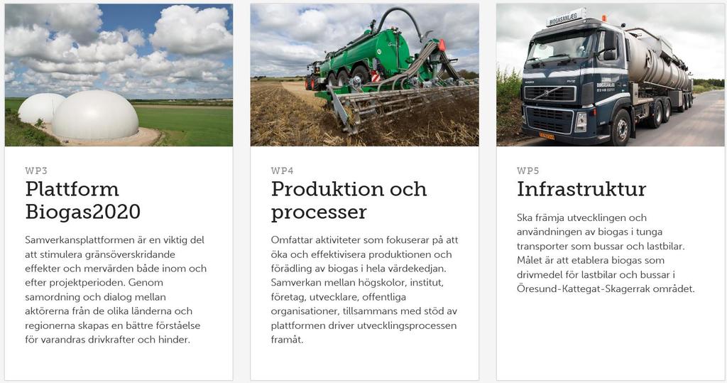 Workpackage Biogas2020 -tillsammans
