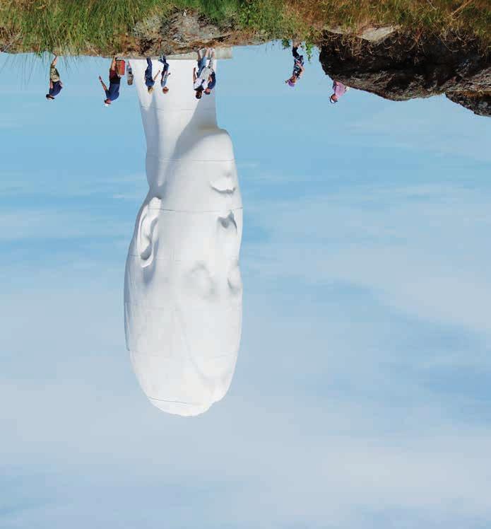 Skulptur i Pilane 2018 ANNA JAUME PLENSA ALYSON SHOTZ PER SVENSSON HANNEKE