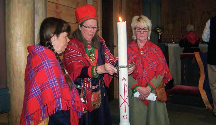 Samarbetet mellan Svenska kyrkan och samerna når allt fler församlingar inom Orrestaare, Örnsköldsviks kommun. Solbergs kyrka, i Anundsjö församling, invigdes för hundra år sedan, 17september 1918.