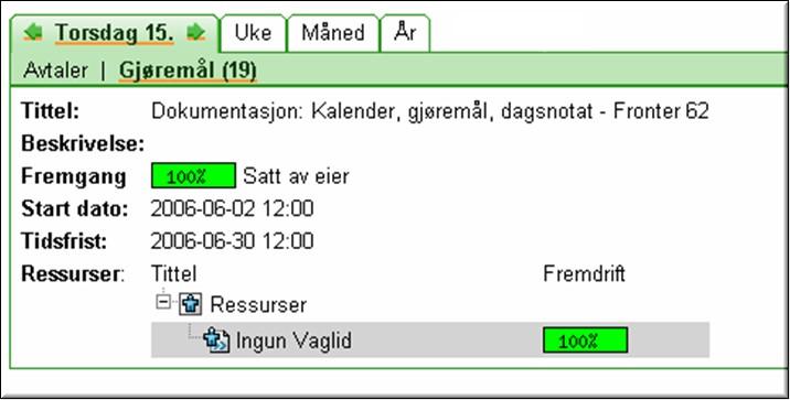 2: En lärare skapar en uppgift för en grupp elever/studenter. Dessa blir då knutna till uppgiften som resurser.