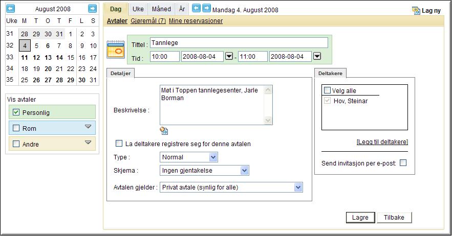 Datumintervallet kan ändras antingen genom att skriva direkt i datumfältet eller genom att använda sig av datumväljaren (pilen bakom fälten).