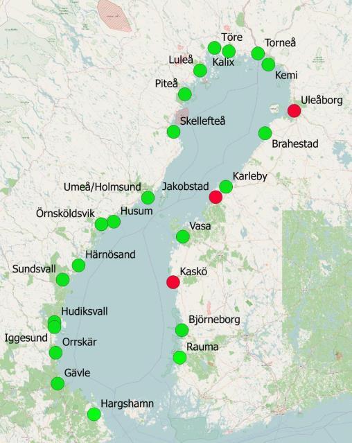 Sida: 33 (89) 9 Behov av rännbredd Fartygsutveckling Trafikanalys [Ref 19] 9.1 Bakgrund Idag är största delen handelsfartyg upp till ca 24 meter breda.