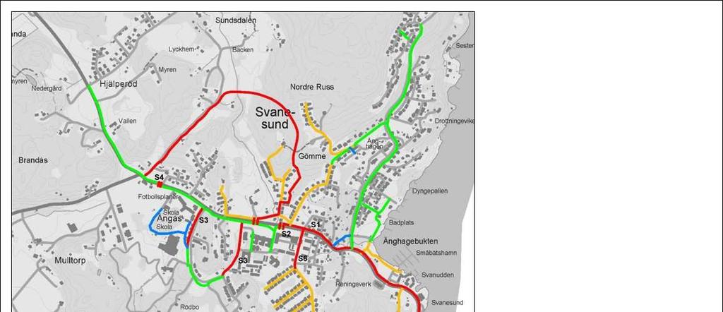 Svanesund Cykelinfrastruktur Bild