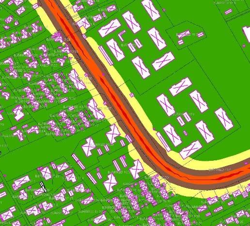 Följande riktlinjer ligger till grund för planeringen: Bostäder >35 m 2 : Ekvivalent ljudnivå, L eq 55 dba (vid fasad) 50 dba (vid uteplats) Bostäder 35 m 2 : Ekvivalent ljudnivå, L eq 60 dba (vid