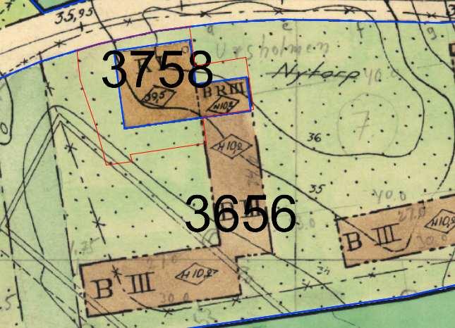 Sida 4 (8) Detaljplan Gällande stadsplan, Pl 3758, medger BR och R. Med BR betecknat område får användas endast för bostads och handelsändamål.