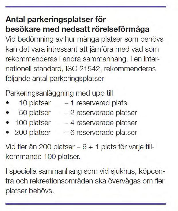 Plats att parkera - vad som är avsedd användning och långsiktigt behov kan vara svårt