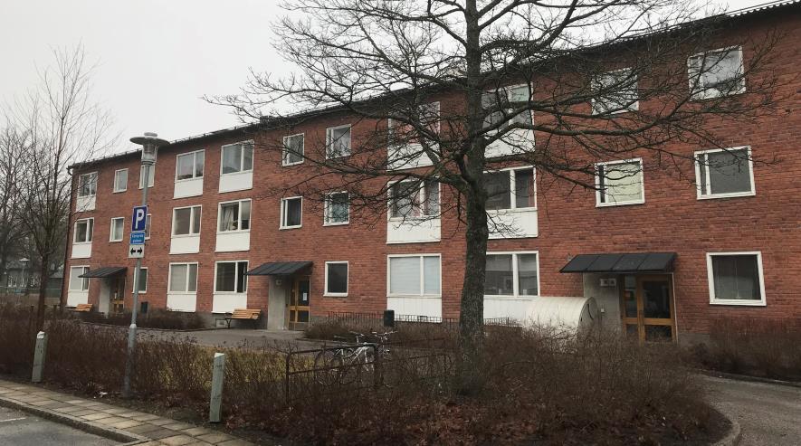 Exempel flerbostadshus 3 våningsfastighet i Rågsved Uppvärmning: Fjärrvärme