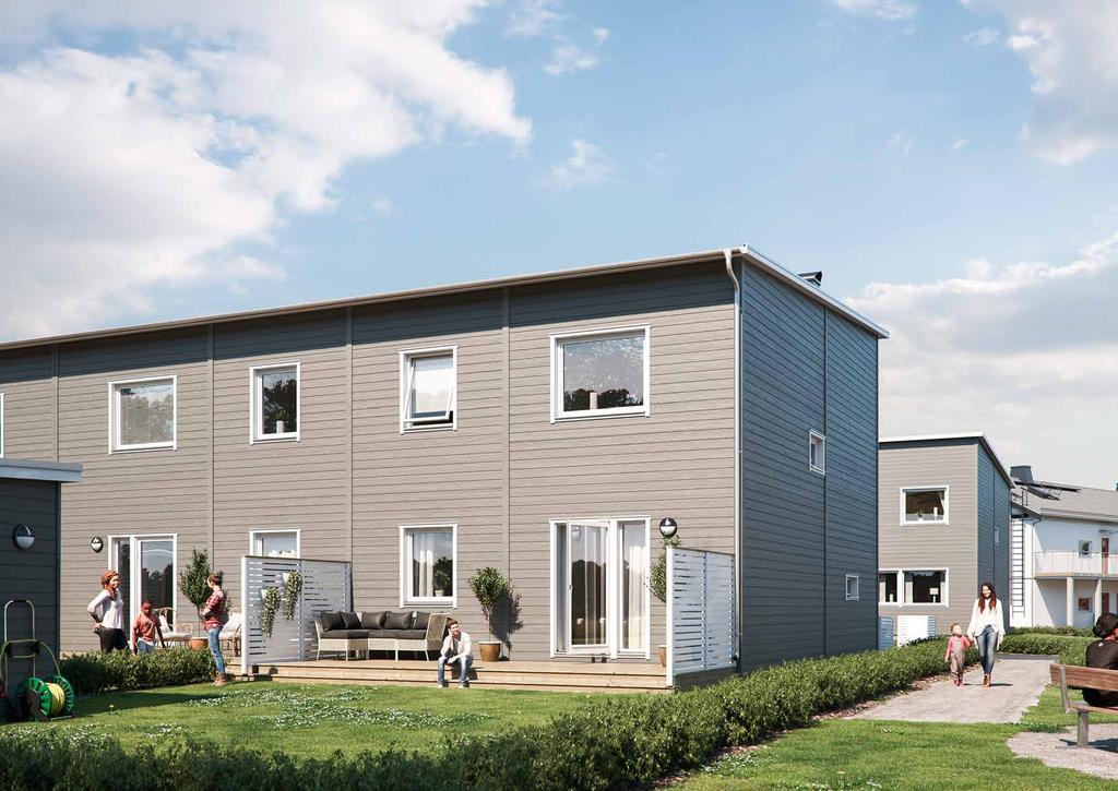 Exteriören är minst lika viktig som insidan, tror jag. Dessutom ska det kännas att huset är välbyggt. Att det skyddar, som ett hus ska.