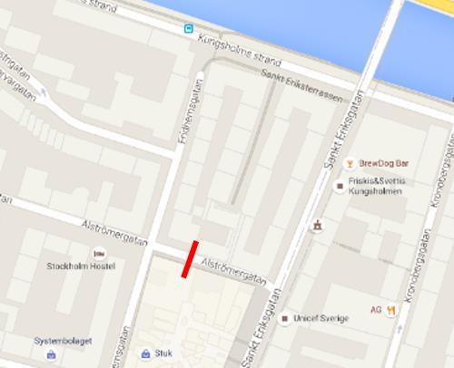 2.14 Kronobergsgatan Efter åtgärd Alströmergatan 6.