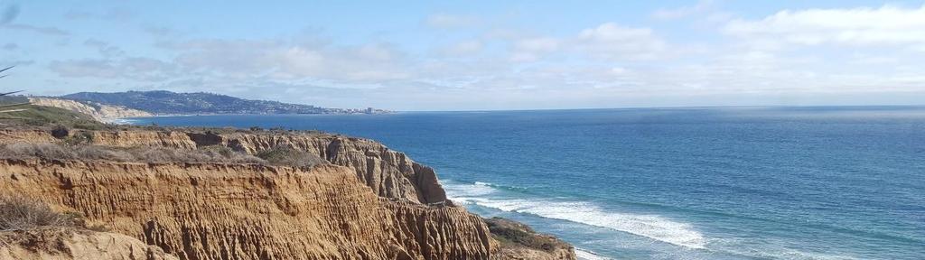 Hiking Torrey Pines, på cykelavstånd från UCSD Universitetet/skolan UC San Diego tillhör det statliga universitet University of California, och är det mest sydligt belägna campuset.