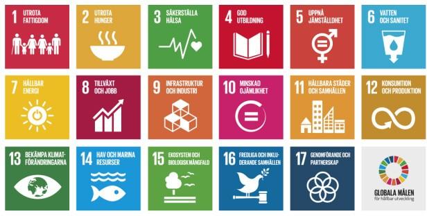 programmet för social hållbarhet omfattar. Målen i Agenda 2030 är odelbara i den meningen att de ömsesidigt påverkar varandra.