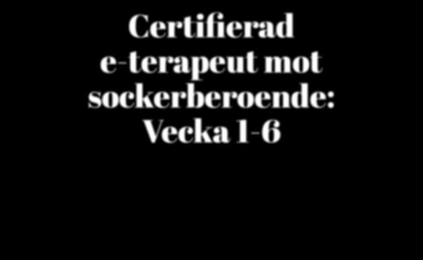 sockerberoende: