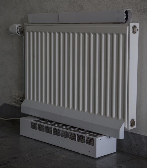 Bakgrund Radiatorer avger värme på två olika sätt: via strålning och genom att luften vid radiatorn värms upp och spontant sprids ut i rummet (konvektion).