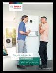 Bosch råd till dig som är ovan vid att installera fastighetsvärmepumpar är att börja med mindre fastigheter och de mindre effektstorlekarna.