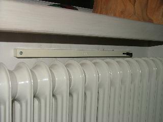 Luftinsläpp bakom radiatorer