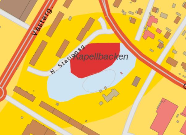 Eskilshem 4:1, del av Kapellbacken, Eskilstuna kommun Nya flerbostadshus Markteknisk undersökningsrapport Geoteknik sid.