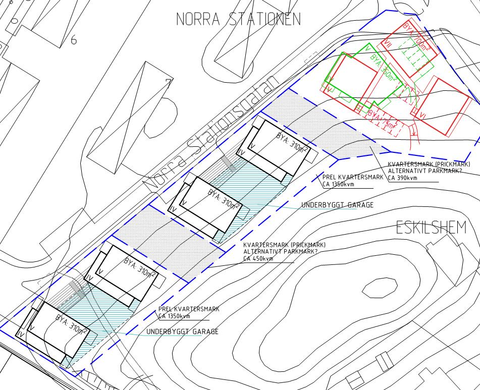 Eskilshem 4:1, del av Kapellbacken, Eskilstuna kommun Nya flerbostadshus Utrednings PM Geoteknik Markförhållanden och grundläggning sid.