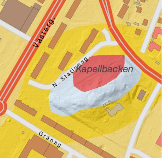 Eskilshem 4:1, del av Kapellbacken, Eskilstuna kommun Nya flerbostadshus Utrednings PM Geoteknik Markförhållanden och grundläggning sid.