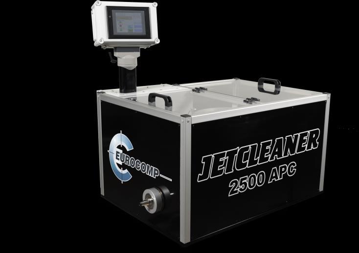 JETCLEANER Avfyrningsstationer JETCLEANER 2500APC JETCLEANER Cobra Projektilkontrollsystem 2500-APC PLC-styrd automatstation för företag med massproduktion av rör och slangar.