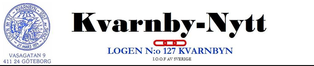 mars 2014 Nästa logemöte 9 april 2014, kl.19.00 Ballotering till II:a graden. Meny: Oxfile Gorgonzola. Pris 145 kr. Program: Temakväll om logens utveckling. Kom med och påverka.