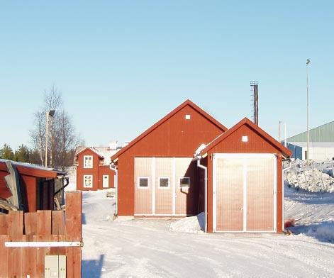 En ny verkstad för heta arbeten uppfördes och kommer tas i bruk våren 2006. Foto: Sten Gauffin, JLM.