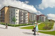 Byggtekniskt antal huskroppar 1st Antal våningar 3st Antal lägenheter 36st Bruttoarea 1163m2 Byggnadsarea 390m2 Bruttovolym 4200m3 Nybyggnad av flerbostadshus i Hässelby