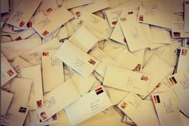 Mängder av fysiska brev och över 12 000 e-post skickades till riksdagsledarmöter.