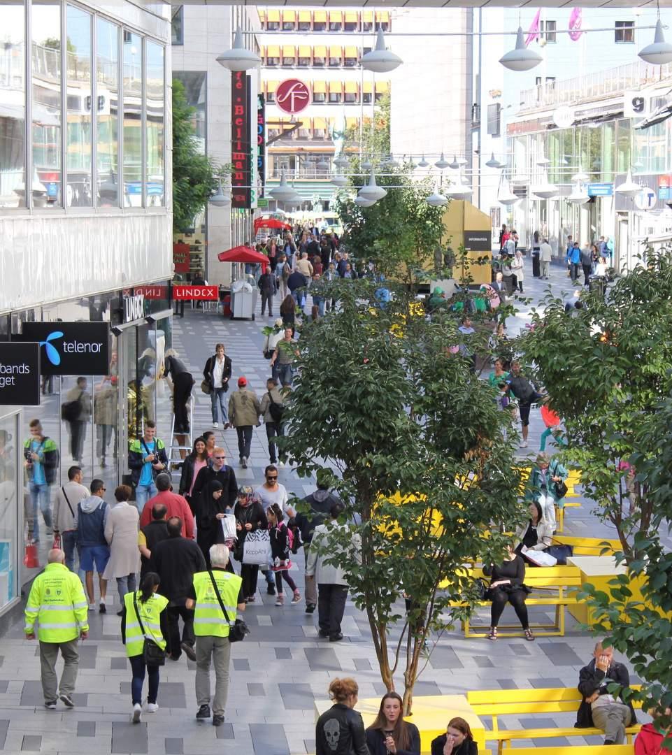 OFFENTLIG/PRIVAT SAMVERKAN Vi verkar för en attraktiv och händelserik citykärna,