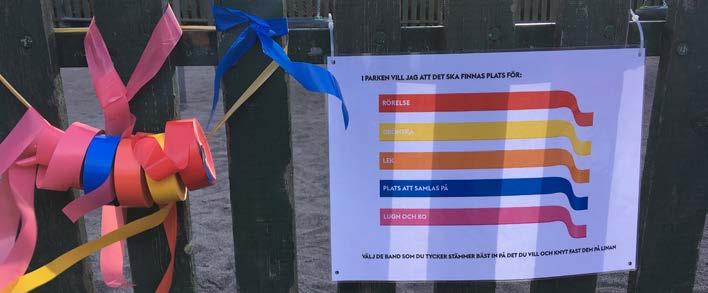 Vad händer nu? nkomna synpunkter blir ett av flera viktiga underlag till arbetet med att ta fram ett förslag till förnyelse av parken.